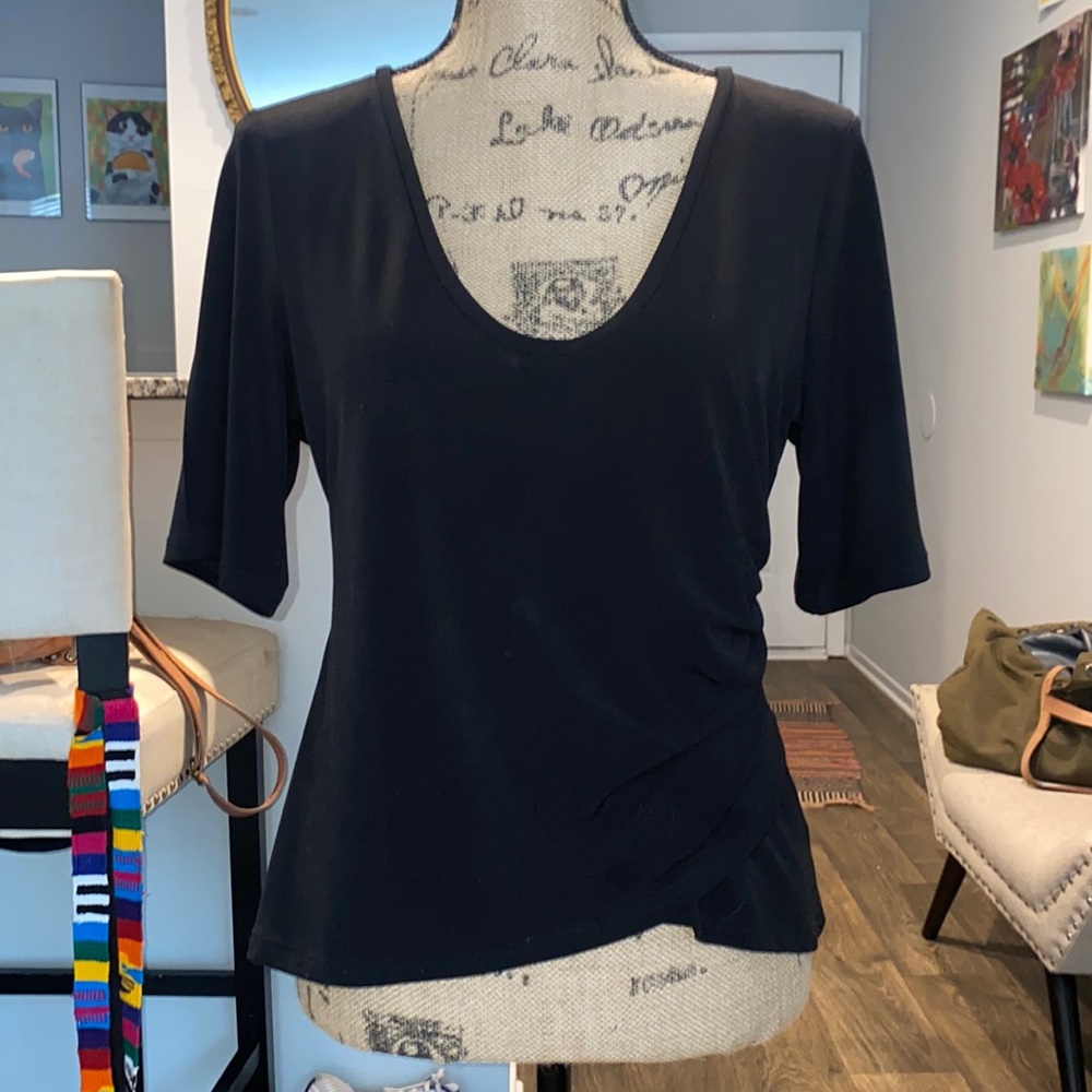 Leith scoop neck tee